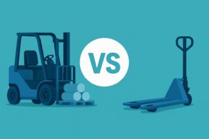 Diferenças entre empilhadeira e paleteira